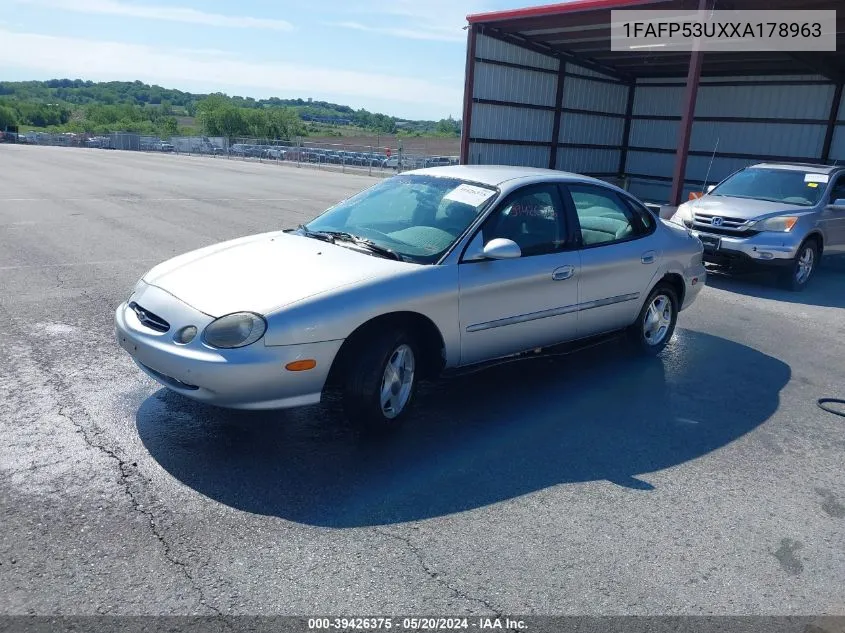 1999 Ford Taurus Se VIN: 1FAFP53UXXA178963 Lot: 39426375