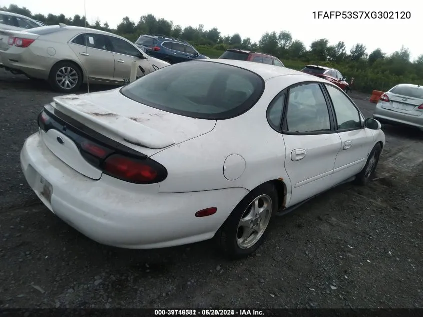 1999 Ford Taurus Se/Se-Ne VIN: 1FAFP53S7XG302120 Lot: 39716381