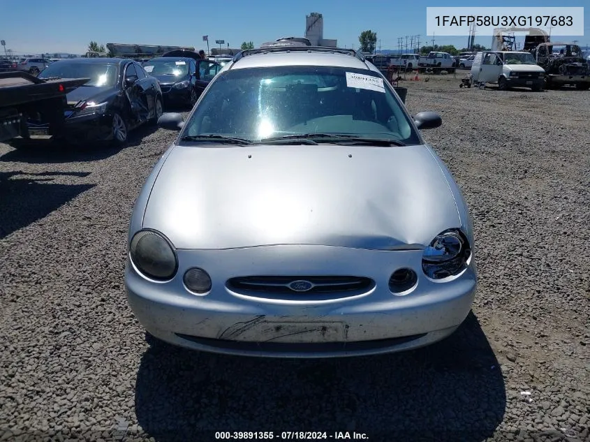 1999 Ford Taurus Se VIN: 1FAFP58U3XG197683 Lot: 39891355