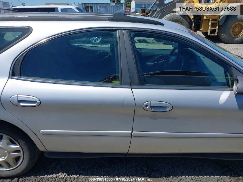 1999 Ford Taurus Se VIN: 1FAFP58U3XG197683 Lot: 39891355