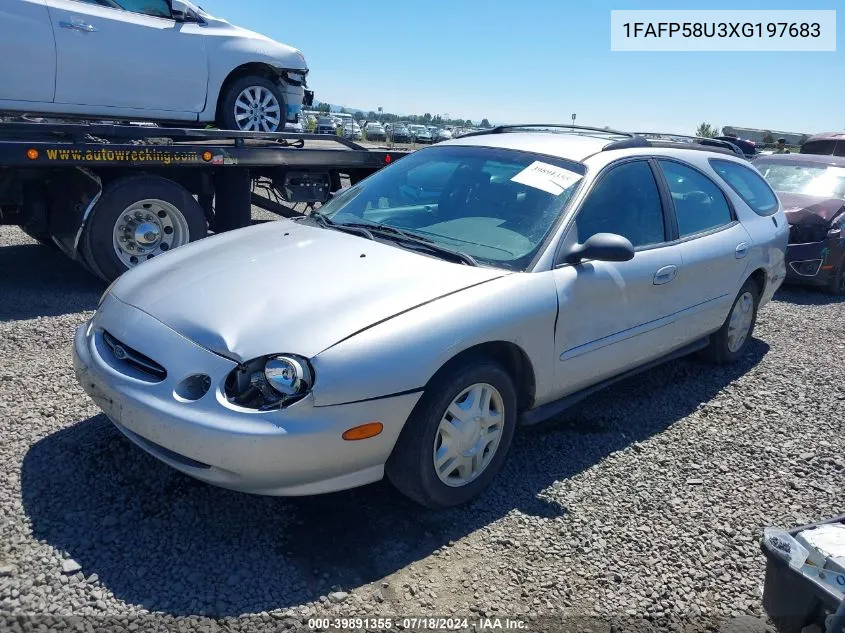 1999 Ford Taurus Se VIN: 1FAFP58U3XG197683 Lot: 39891355