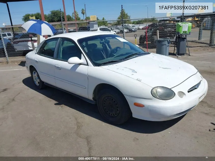 1999 Ford Taurus Se/Se-Ne VIN: 1FAFP53S9XG207381 Lot: 40077811