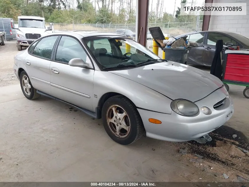 1999 Ford Taurus Se/Se-Ne VIN: 1FAFP53S7XG170895 Lot: 40104234