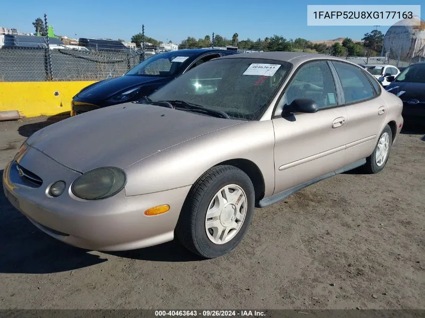 1999 Ford Taurus Lx VIN: 1FAFP52U8XG177163 Lot: 40463643