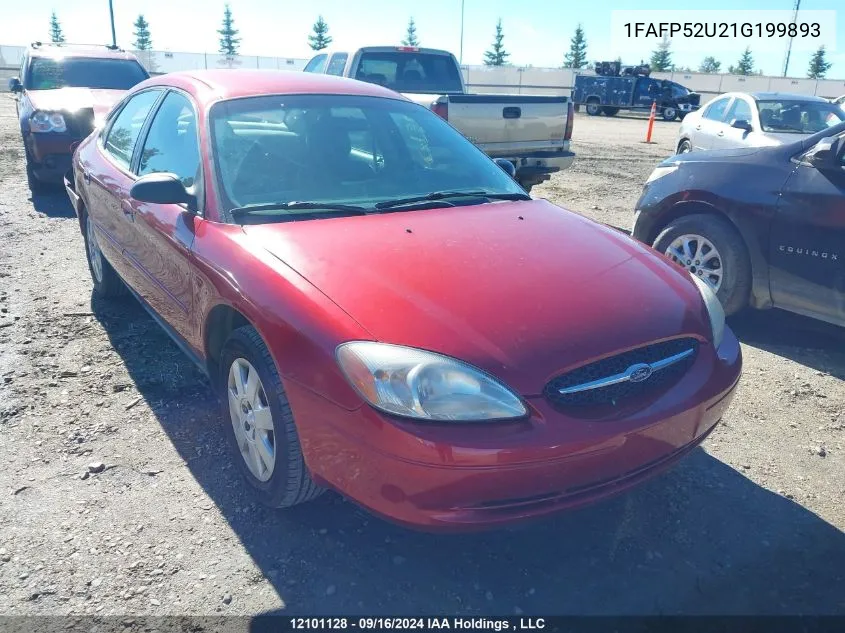 2001 Ford Taurus Lx VIN: 1FAFP52U21G199893 Lot: 12101128