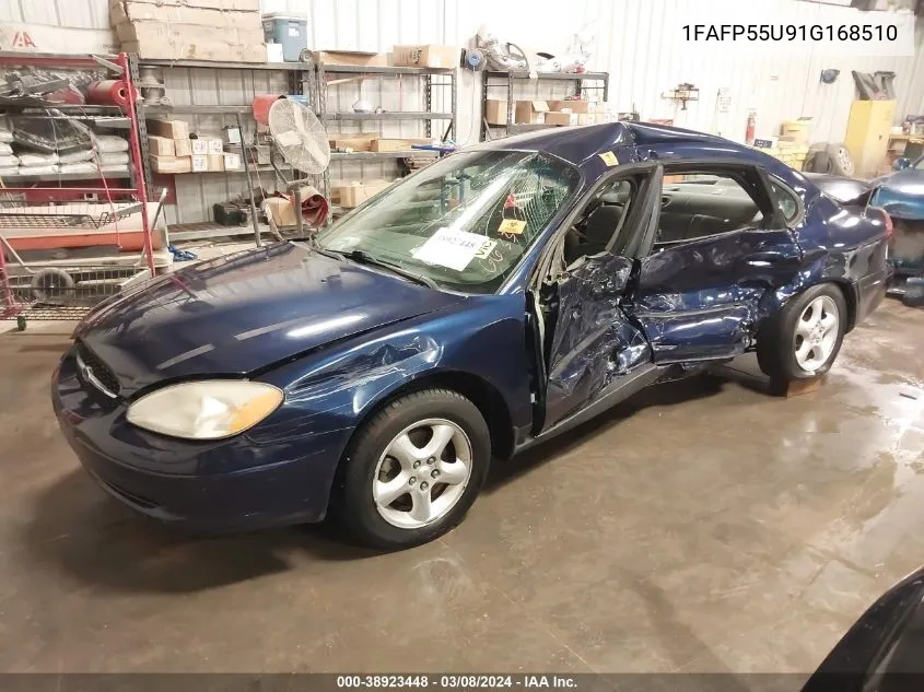 2001 Ford Taurus Ses VIN: 1FAFP55U91G168510 Lot: 38923448