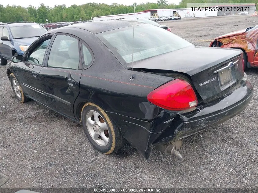 2001 Ford Taurus Ses VIN: 1FAFP55S91A162871 Lot: 39389830