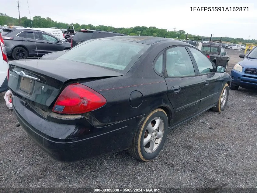 2001 Ford Taurus Ses VIN: 1FAFP55S91A162871 Lot: 39389830