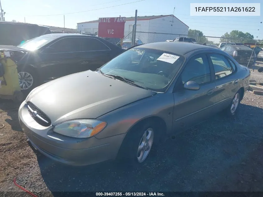 2001 Ford Taurus Ses VIN: 1FAFP55211A261622 Lot: 39407255