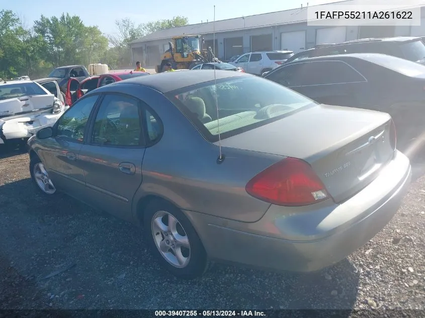 2001 Ford Taurus Ses VIN: 1FAFP55211A261622 Lot: 39407255