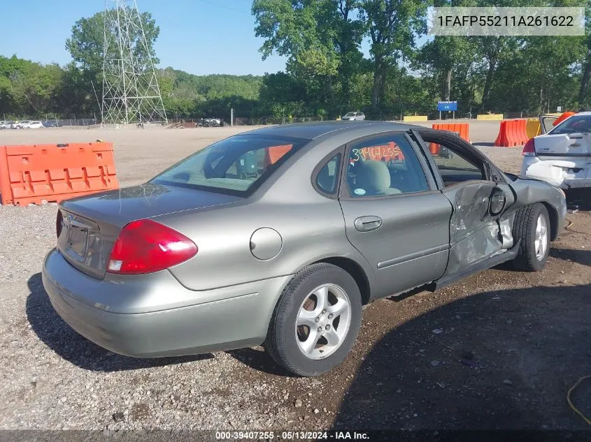 2001 Ford Taurus Ses VIN: 1FAFP55211A261622 Lot: 39407255