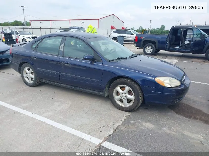 2001 Ford Taurus Se VIN: 1FAFP53U31G139605 Lot: 39444274