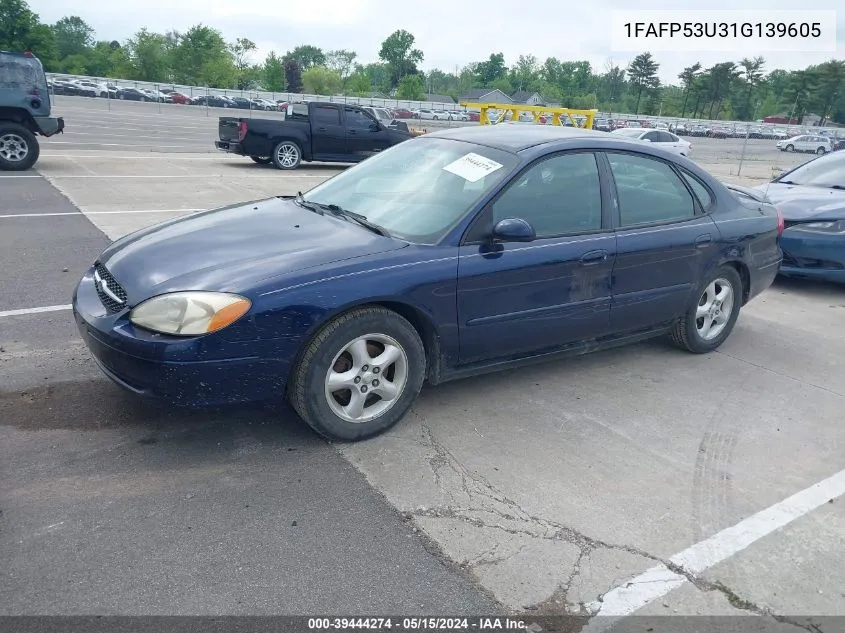 2001 Ford Taurus Se VIN: 1FAFP53U31G139605 Lot: 39444274