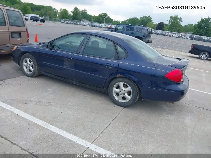 2001 Ford Taurus Se VIN: 1FAFP53U31G139605 Lot: 39444274