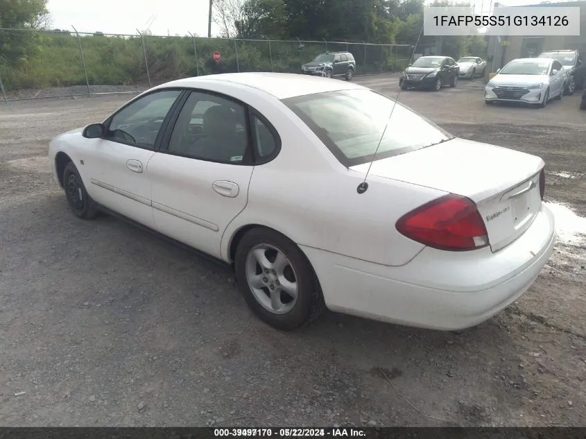 2001 Ford Taurus Ses VIN: 1FAFP55S51G134126 Lot: 39497170