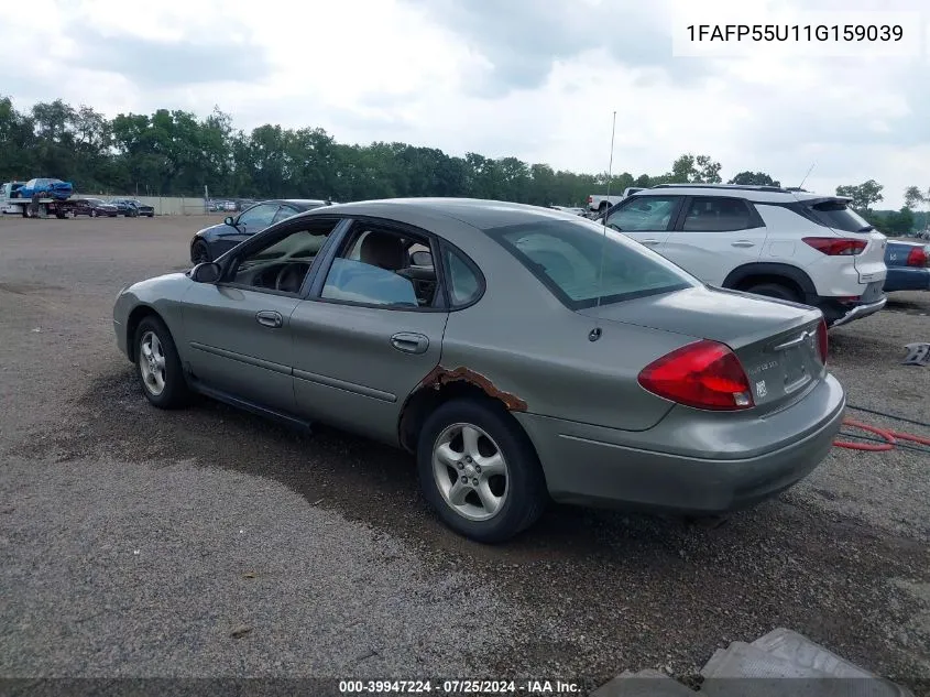 1FAFP55U11G159039 2001 Ford Taurus Ses