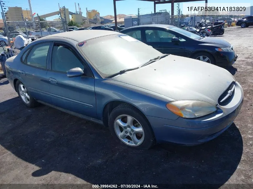 2001 Ford Taurus Se VIN: 1FAFP53U41A183809 Lot: 39984262