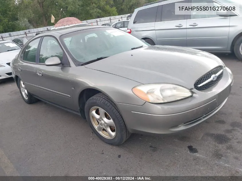 2001 Ford Taurus Ses VIN: 1FAHP55S01G270608 Lot: 40029383