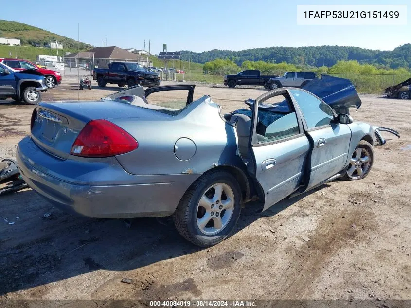 1FAFP53U21G151499 2001 Ford Taurus Se