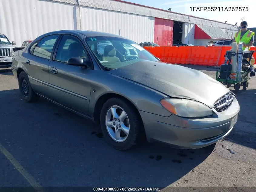 1FAFP55211A262575 2001 Ford Taurus Ses