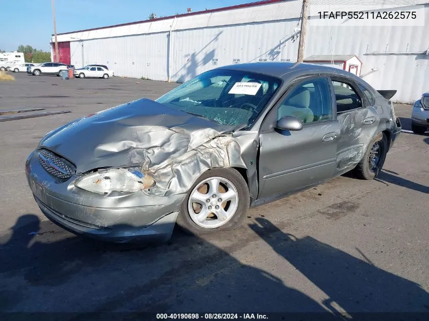 1FAFP55211A262575 2001 Ford Taurus Ses