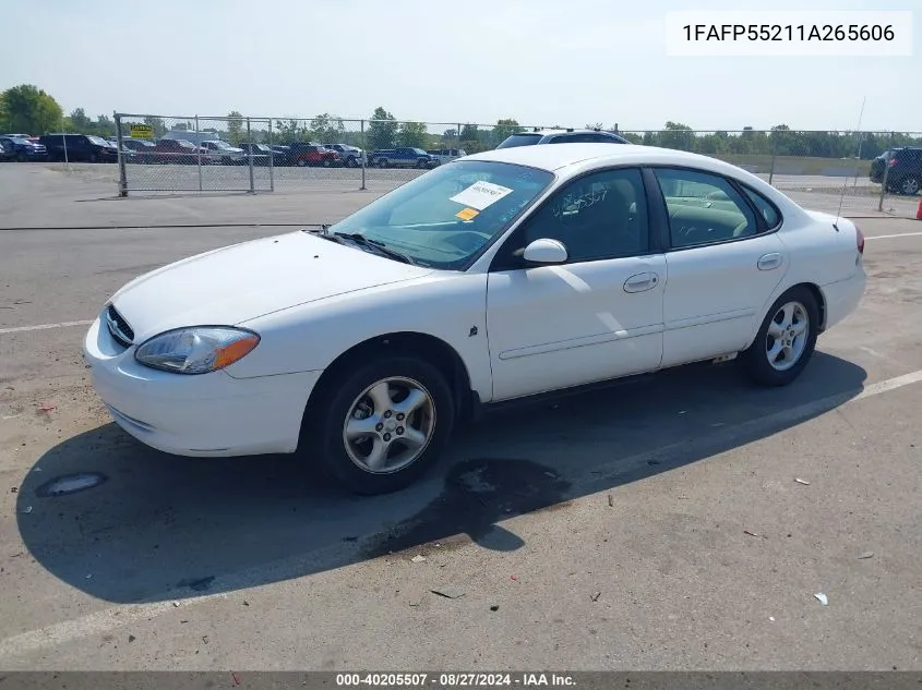 1FAFP55211A265606 2001 Ford Taurus Ses