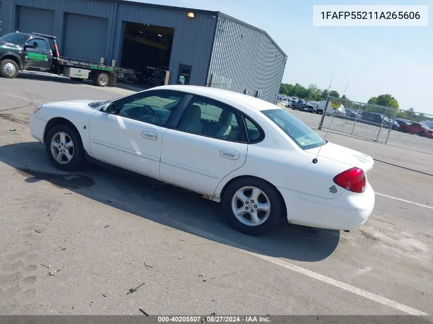 1FAFP55211A265606 2001 Ford Taurus Ses