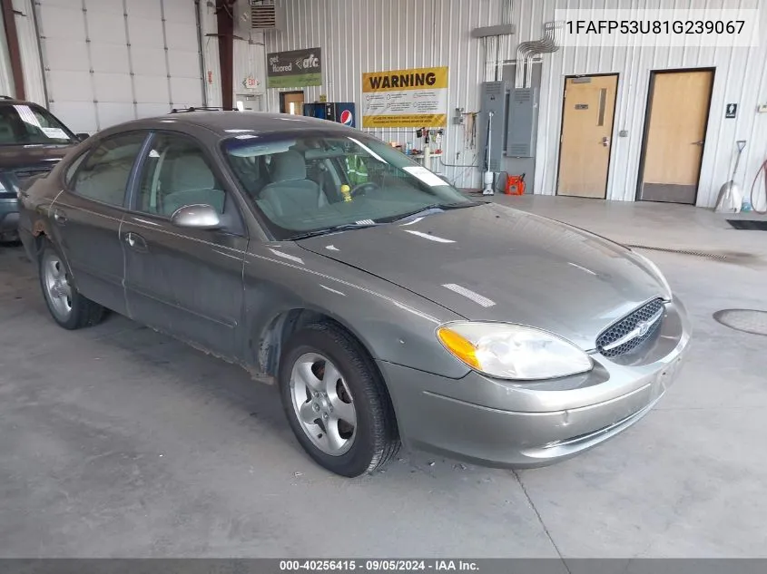 2001 Ford Taurus Se VIN: 1FAFP53U81G239067 Lot: 40256415