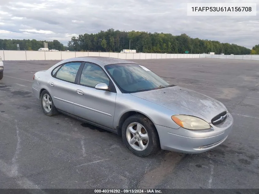 2001 Ford Taurus Se VIN: 1FAFP53U61A156708 Lot: 40316292