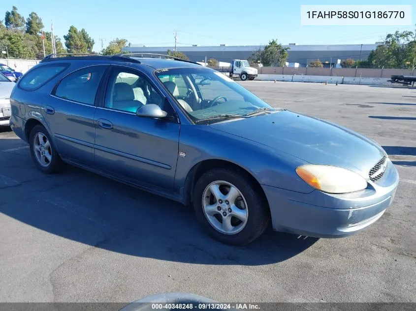 2001 Ford Taurus Se VIN: 1FAHP58S01G186770 Lot: 40348248