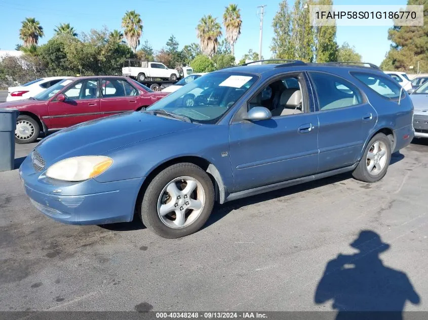 2001 Ford Taurus Se VIN: 1FAHP58S01G186770 Lot: 40348248