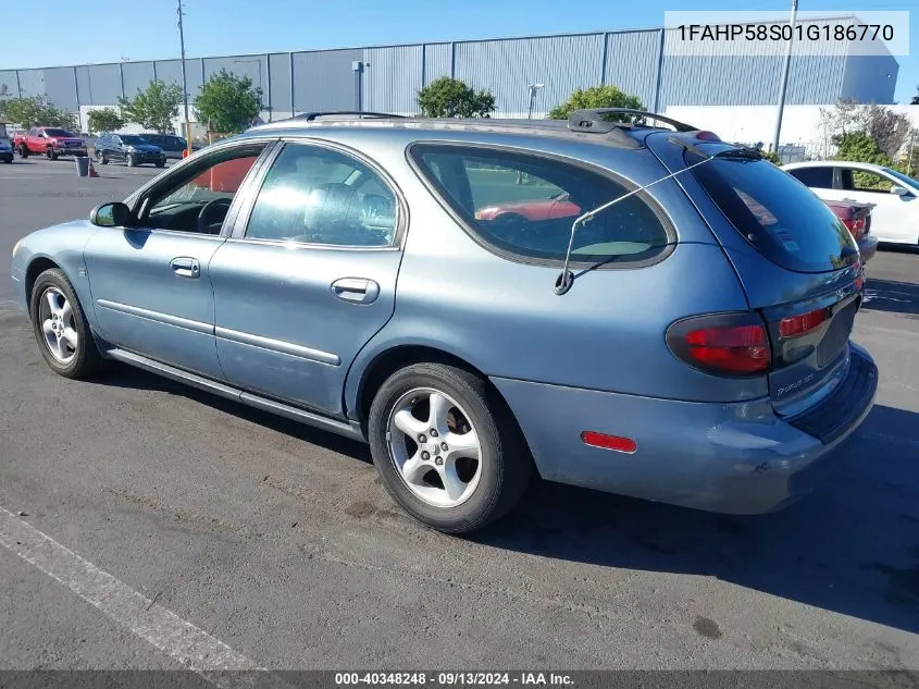 2001 Ford Taurus Se VIN: 1FAHP58S01G186770 Lot: 40348248