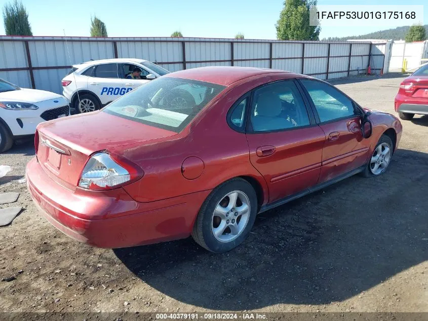 2001 Ford Taurus Se VIN: 1FAFP53U01G175168 Lot: 40379191