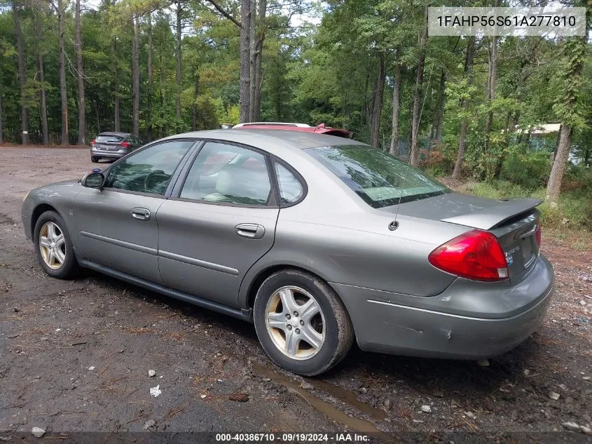 1FAHP56S61A277810 2001 Ford Taurus Sel