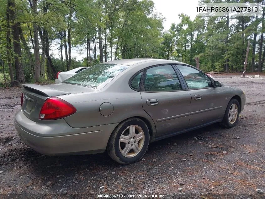 2001 Ford Taurus Sel VIN: 1FAHP56S61A277810 Lot: 40386710