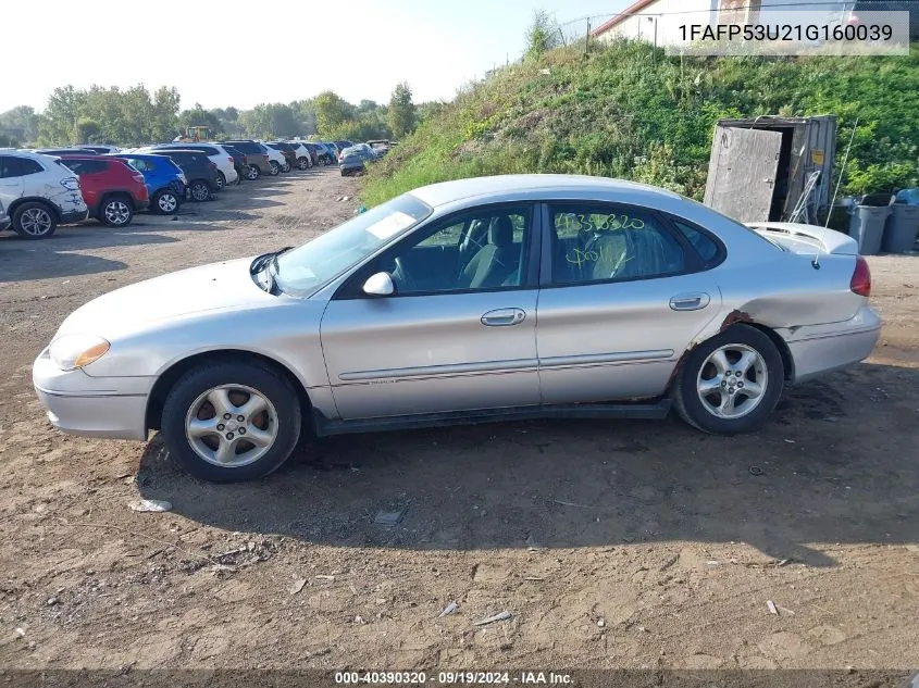 1FAFP53U21G160039 2001 Ford Taurus Se