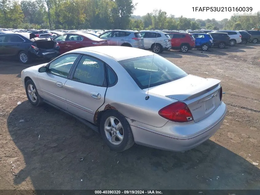 1FAFP53U21G160039 2001 Ford Taurus Se