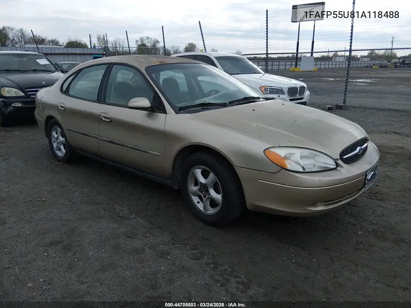 1FAFP55U81A118488 2001 Ford Taurus Ses