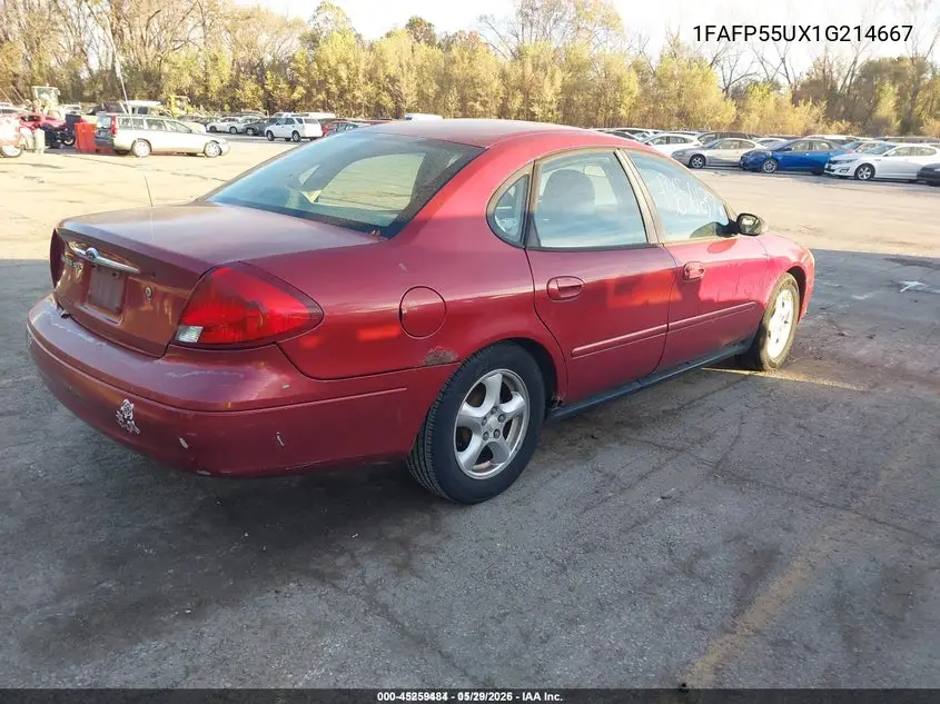1FAFP55UX1G214667 2001 Ford Taurus Ses
