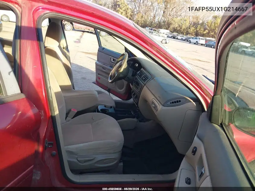 1FAFP55UX1G214667 2001 Ford Taurus Ses