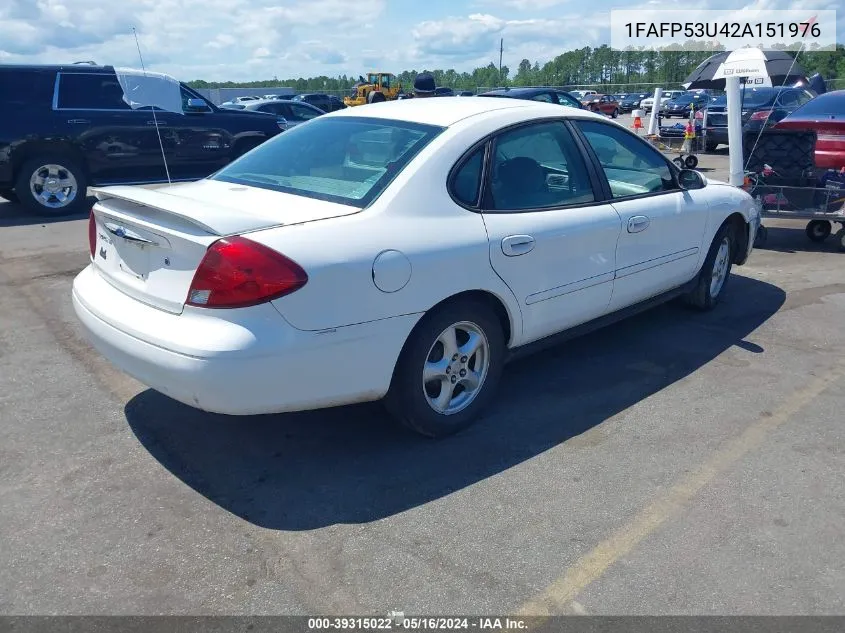 1FAFP53U42A151976 2002 Ford Taurus Se