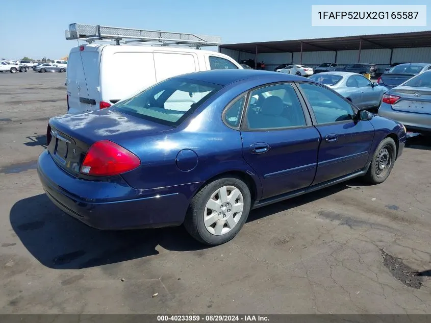 1FAFP52UX2G165587 2002 Ford Taurus Lx