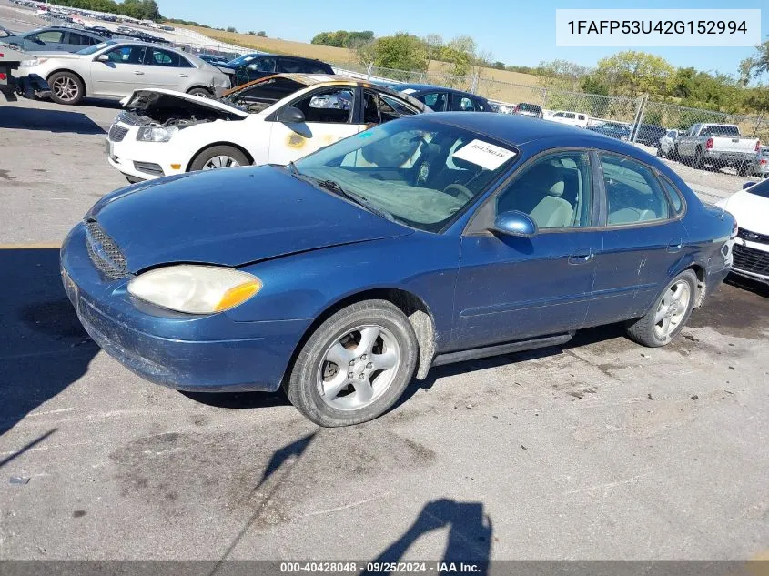 1FAFP53U42G152994 2002 Ford Taurus Se