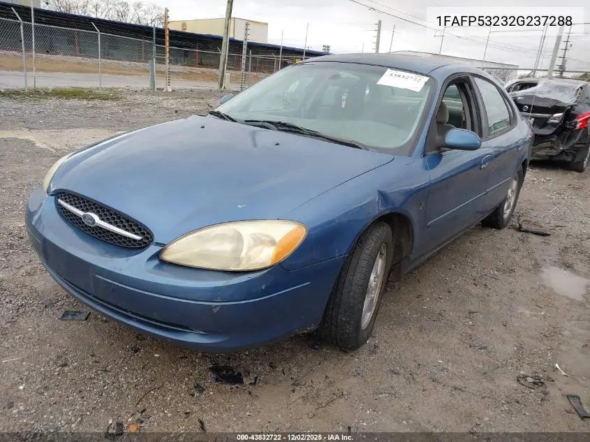 1FAFP53232G237288 2002 Ford Taurus Se