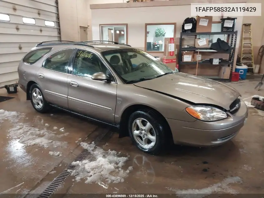 1FAFP58S32A119429 2002 Ford Taurus Se