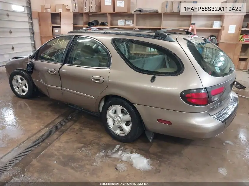 1FAFP58S32A119429 2002 Ford Taurus Se