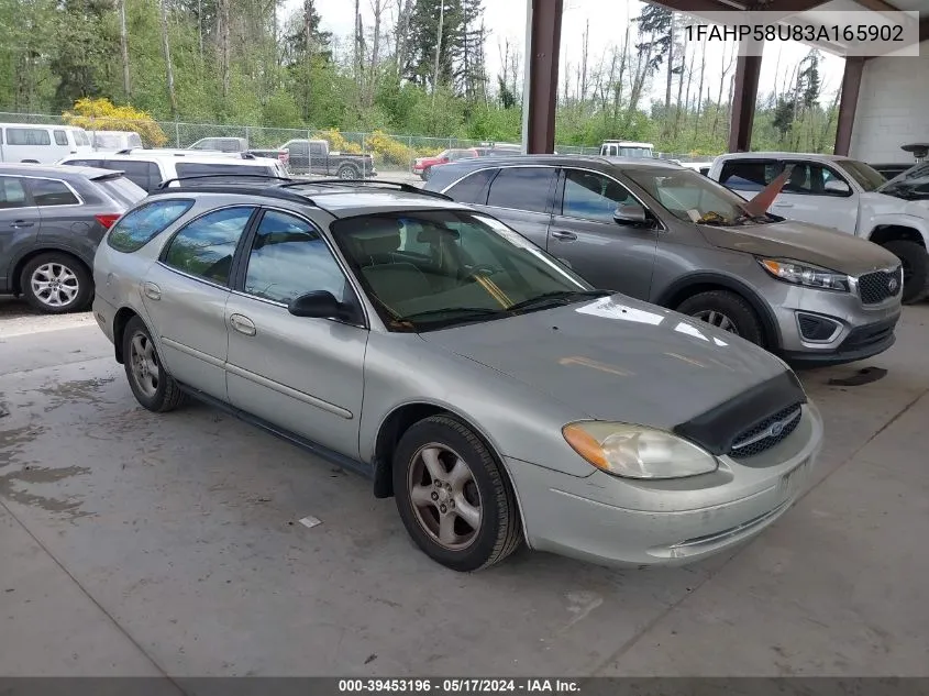 2003 Ford Taurus Se VIN: 1FAHP58U83A165902 Lot: 39453196