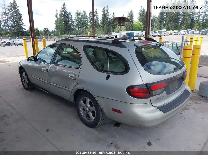 2003 Ford Taurus Se VIN: 1FAHP58U83A165902 Lot: 39453196