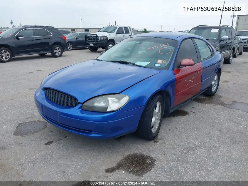 1FAFP53U63A258528 2003 Ford Taurus Se