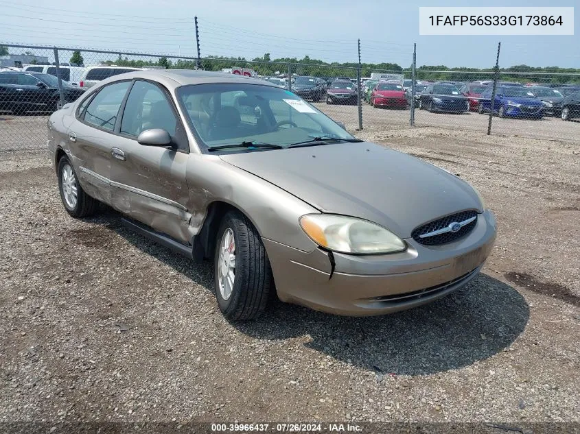 2003 Ford Taurus Sel VIN: 1FAFP56S33G173864 Lot: 39966437